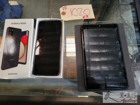 Samsung Galaxy A02s and Tablet.