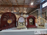 3 Desk Clocks, 1 AM/FM Radio