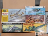 2 Boxes of Model Airplanes