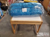 Table with Flip Up Top and Fuzzy Chair with Bag