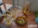 Glass Candle Holders, Bowls and Vases