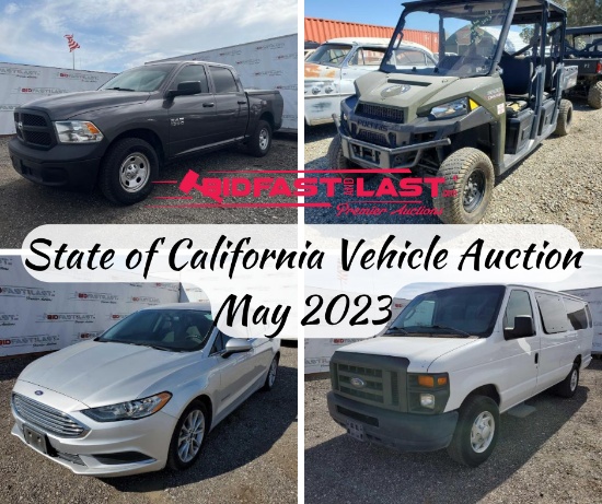 State of California Vehicle Auction May 2023