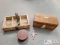 Cowhide Box, Wooden Organizer & Trinket Box