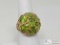 10k Yellow Gold Peridot Dome Ring, 6g