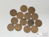 (14) Wheat Pennies