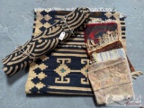 Beautiful Patterned Rugs and Pillowcase