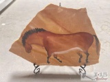 Sign Hand Painted Horse Rock