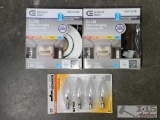 Commercial Electric 3 in LED Color Changing Recessed Kit and 60 Watt Bulbs
