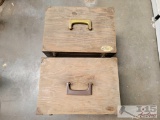 Wood Chests with Fishing Gear