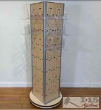 Rotating Retail Display Stand with Shelves