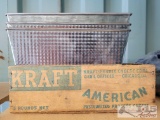 Loaf Pans, Vintage Photos, and Kraft Wood Crate