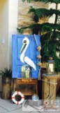 Custom Hand Painted Pelican Door