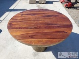 Wooden Circular Dining Table