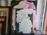 (3) Flower Paintings