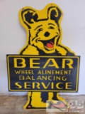 SSP Bear Wheel Alinement Balancing Service Sign