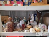Vases, Figurines, Seashells, Candle Holders, Bottle & More