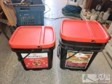 (2) Emergency Food Supply Buckets