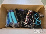 Box of Sunglasses & Water Filters