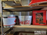 Coca Cola Lmap, Buckets, Suncatchers & Stapler