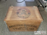 Annheuser Busch Inc. Wooden Box