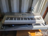 LK-270 Musical Keyboard, Battery Charger & Cords