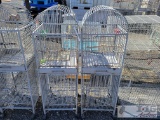 (2) Rolling Bird Cages