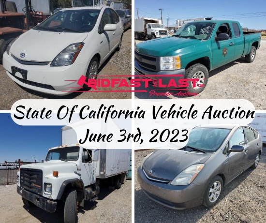 State of California Vehicle Auction June 2023