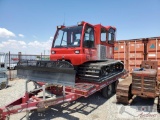 2004 PistenBully Canyon Snow Cat with 2005 Double Axle Maxey Trailer