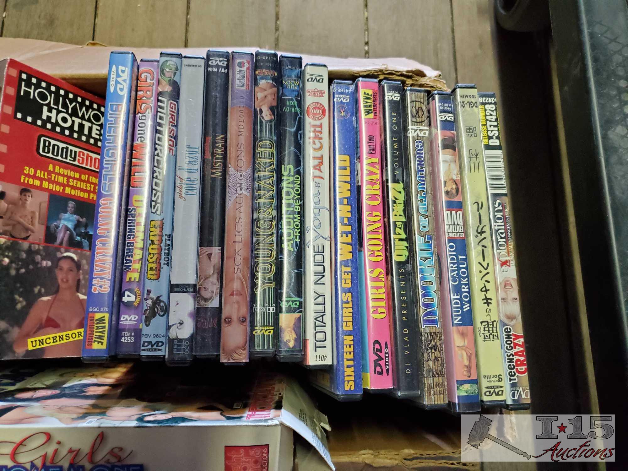 All Adult Dvds ( 50ct Box )