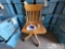 Rolling Swivel Chair, Dustpan & Garden Hose