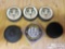 (6) Hockey Pucks