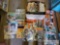 Box of Signed Sports Magazines and Photos