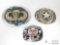 (3) Belt Buckles