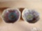 2 Glazed Pottery Bowls Signed by Artist