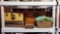 Wooden Chest, Crate, Luggage, Jewelry Box and Artifical Plant