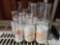 14 Milk Glass Bottles with Foam Beads