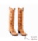 1950s Larry Mahan Women's Custom Leather Boots