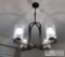 Wood & Metal Contemporary Hanging Light Fixture