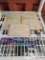 Collection of Vintage French Marching Band Music Cards on Press Board & Key Chains