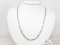 10k Gold Figaro Chain, 3g