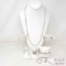 Sterling Silver Chain, Ring, Earrings & Bracelet, 82g