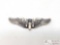 Sterling Silver U.S. WWII Aerial Gunner Wing Pin, 24g