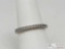 Platnium Diamond Band Ring, 4g