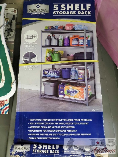 5 Shelf Storage Rack in Box