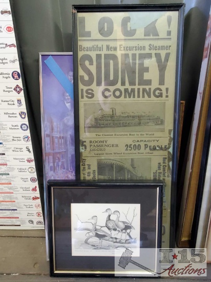 7 Framed Artwork