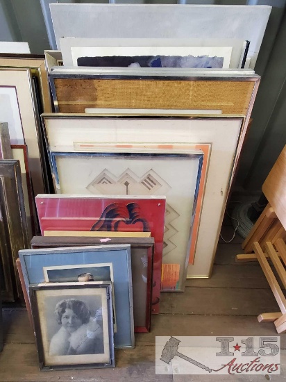 19 Artist Signed Artwork and a New Blank Canvas