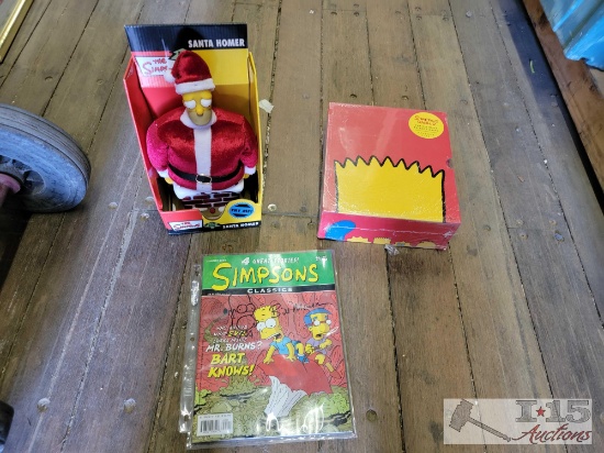 The Simpson Signed Comic Book & Episode Guide