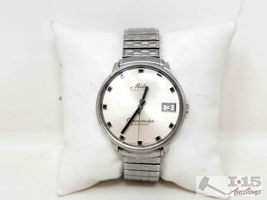 Vintage Mido Ocean Star Swiss Watch