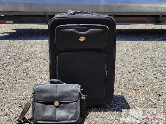 Rolling Suit Case and Laptop Bag