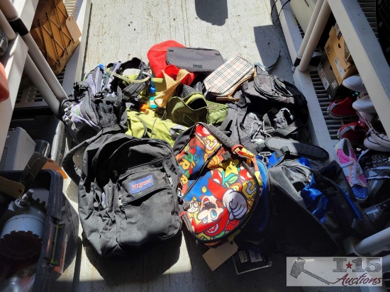 Duffle Bags Backpacks and Camelbacks